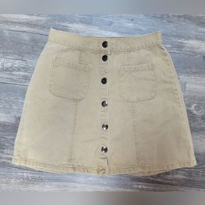 BDG Tan Mini Skirt